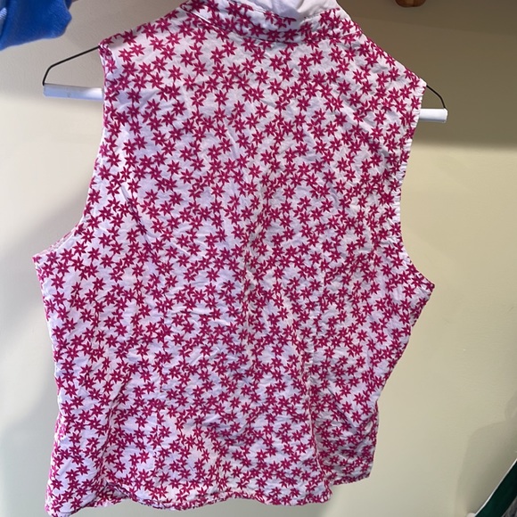 Talbots Sleeveless Summer Shirt. Size 14 - Picture 4 of 8